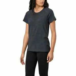 New! Tuff Athletics Active Top XXL Soft Dark Grey Seamless Stretch T-shirt